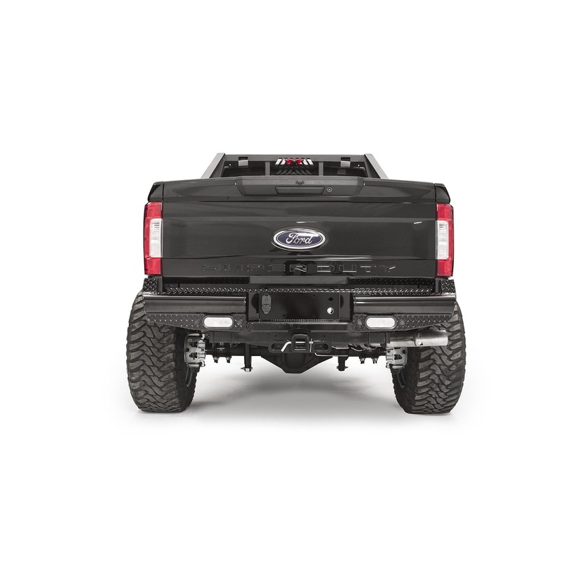 Fab Fours FS17-T4150-1 Black Steel Ranch Rear Bumper