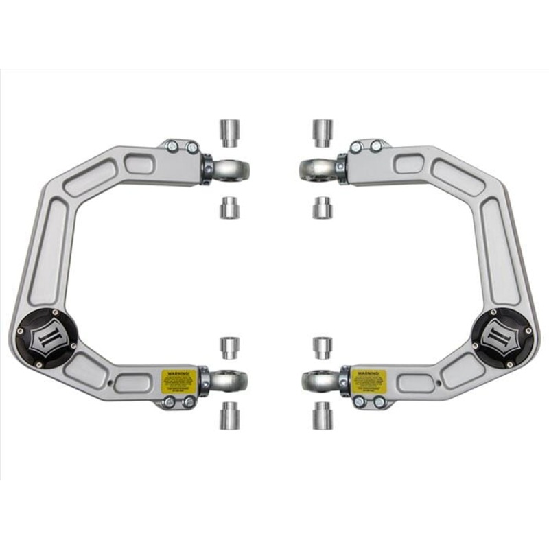 ICON 2005-2023 Toyota Tacoma Billet Upper Control Arm DJ Kit
