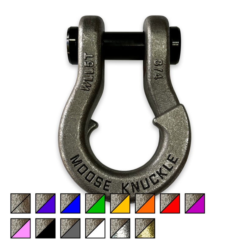 Raw Uncoated Jowl Recovery Split Shackle 3/4