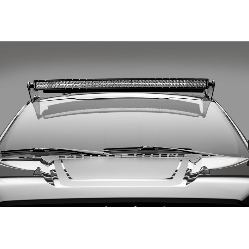 ZROADZ Z335162 Black Mild Steel Front Roof LED Bracket Fits 2015-2023 Ford F-150