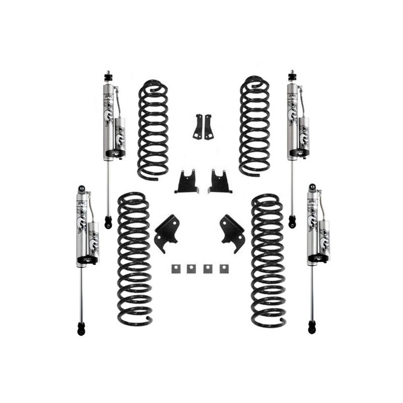 2.5″ Lift Kit w/ FOX 2.0 Reservoir Shocks – 07-18 Wrangler JK 2-Door K932FX