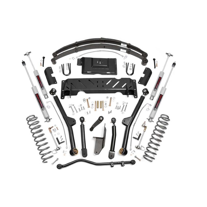 4.5 Inch Lift Kit | Long Arm | RR Leafs | NP242 | Jeep Cherokee XJ 4WD (84-01)