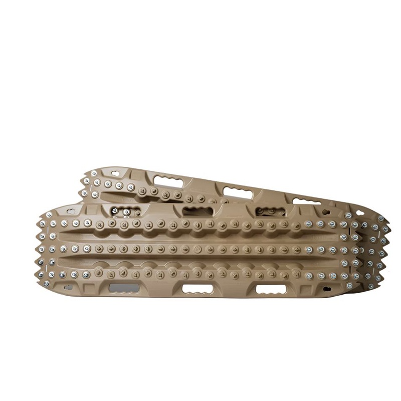 ACTIONTRAX Metal Teeth Recovery Traction Board (Tan)