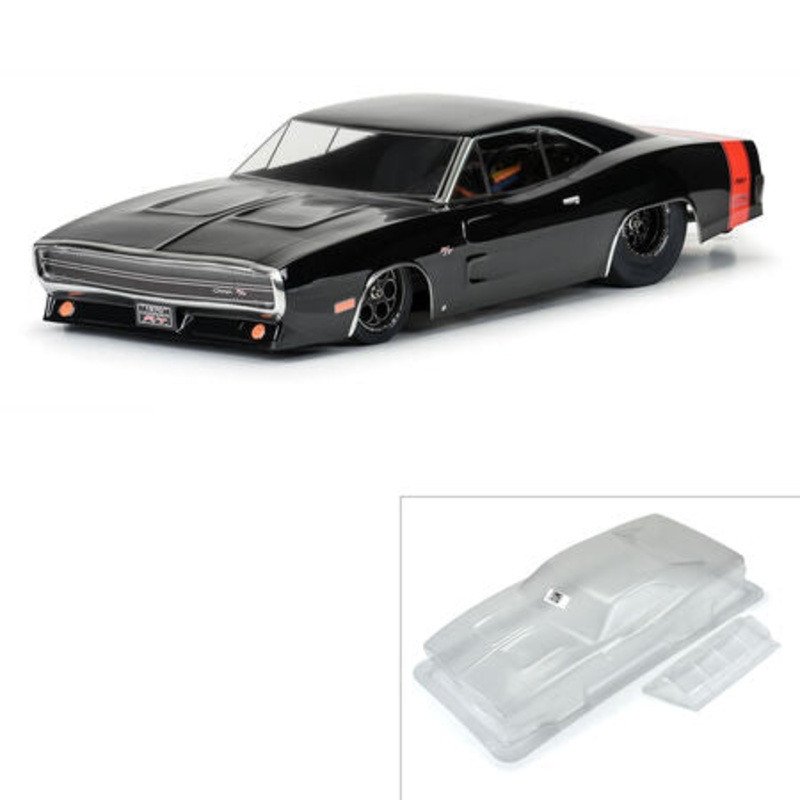 Pro-Line 1/10 1970 Dodge Charger Clear Body: Drag Car