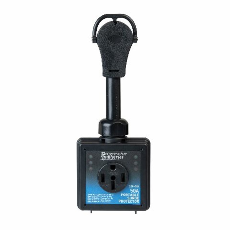 Progressive Industries SSP-50X Portable RV Surge Protector, 50 Amp with Fault Detection