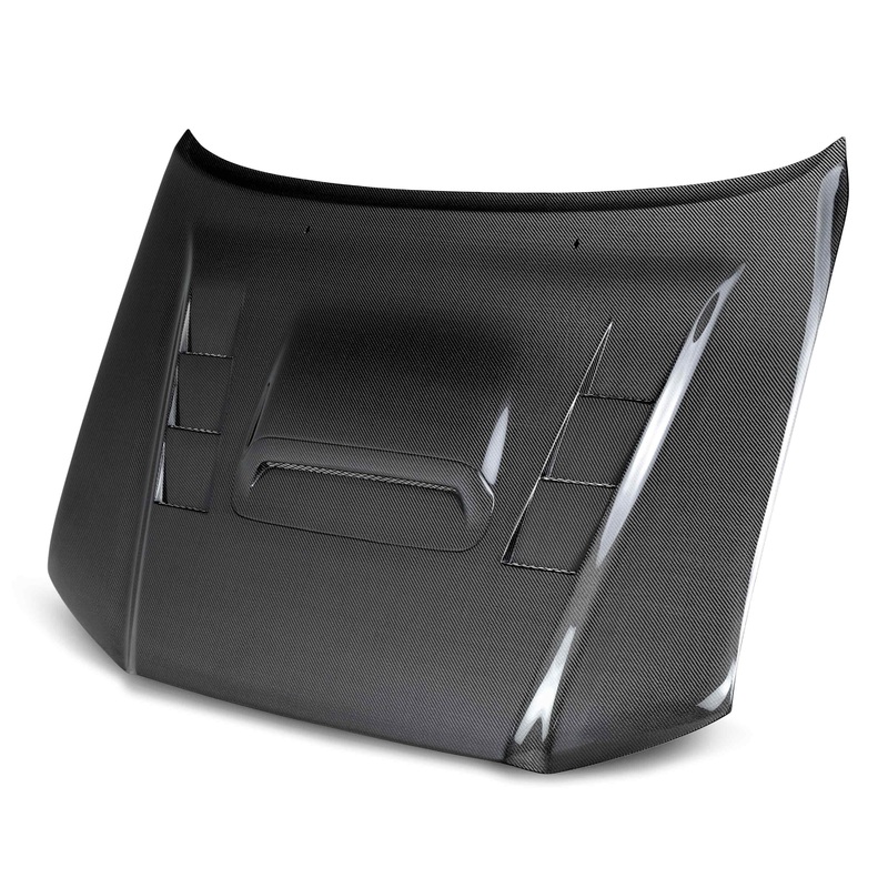 SEIBON 2012-2015 Toyota Tacoma Carbon Fiber Hood (TS-Style)