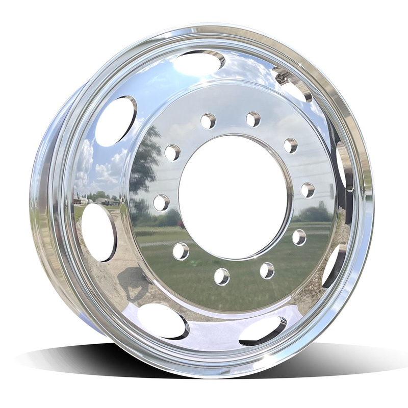 24.5×8.25 NORTHSTAR 10X285MM HUB PILOT “SATURN” OVAL HOLE MIRROR POLISHED BOTH SIDES
