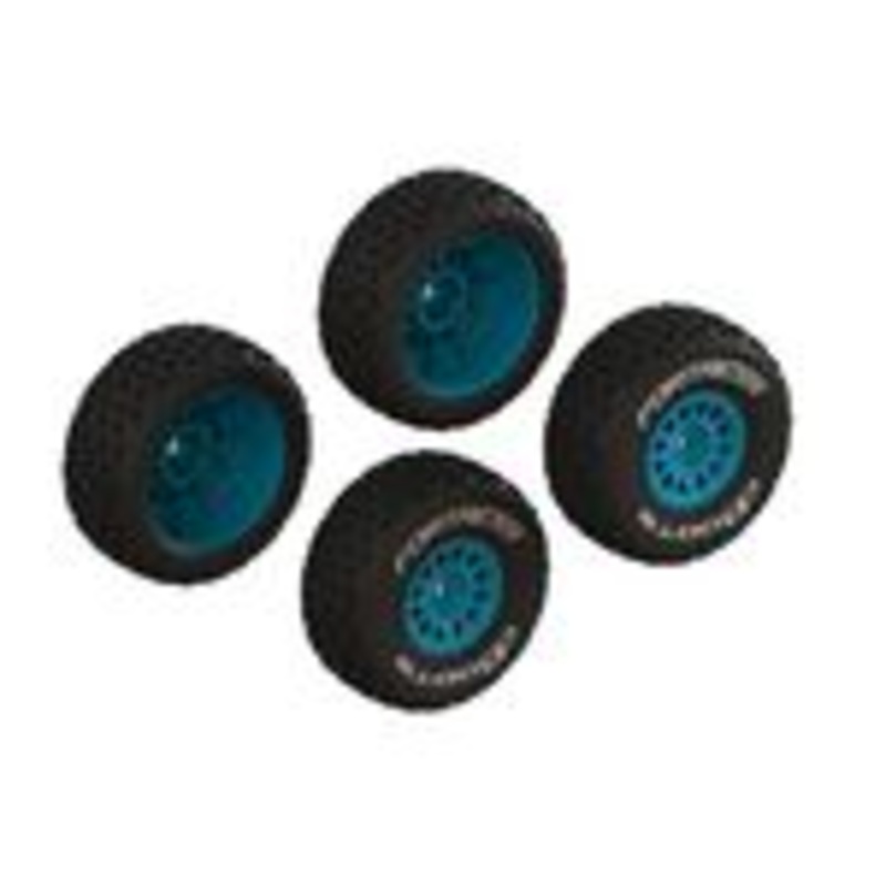 dBoots ‘FORTRESS’ Glued Tire Set, Blue (2 Pairs)