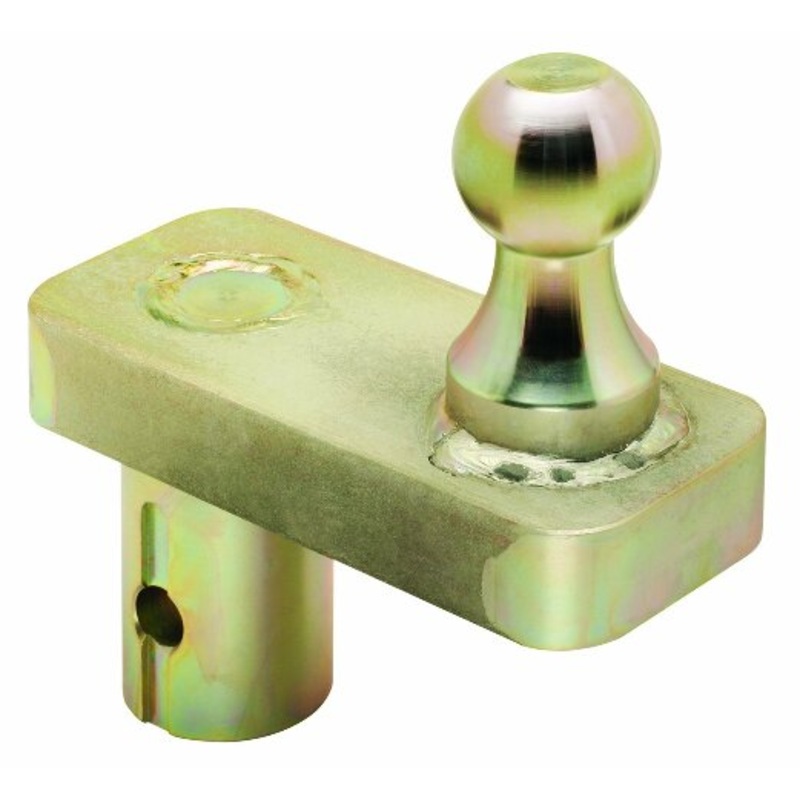 Draw-Tite 19308 Offset Gooseneck Hitch Head Accessory for Under-Bed Gooseneck Heads, 2-5/16 Inch Diameter Gooseneck Hitch Ball with 5 Inch Offset Extension, 20,000 lbs. Capacity