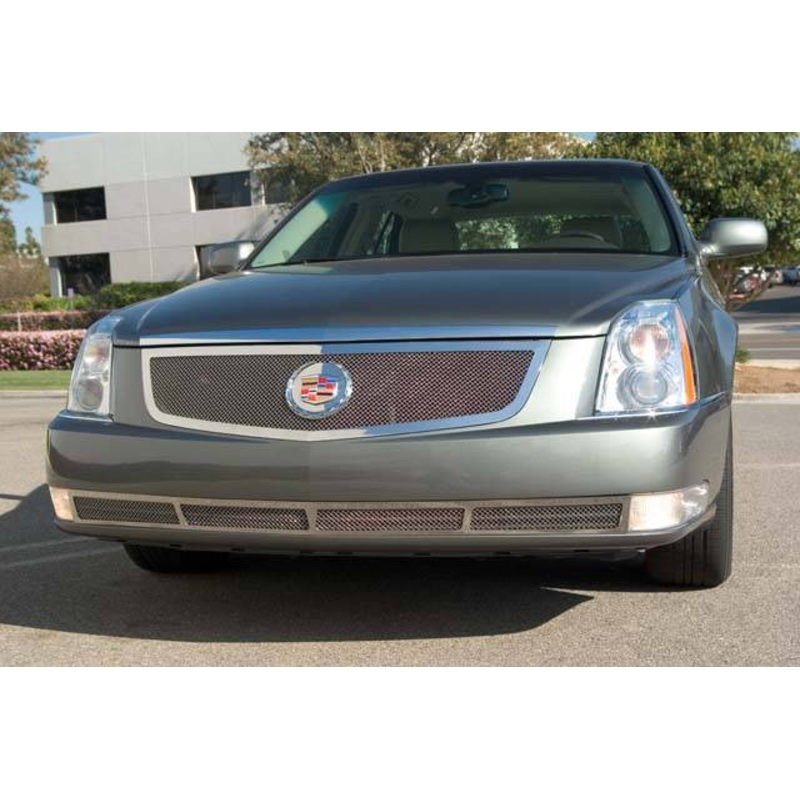 T-REX Grilles 54188 Polished Stainless Steel Small Mesh Grille Fits 2006-2011 Cadillac DTS