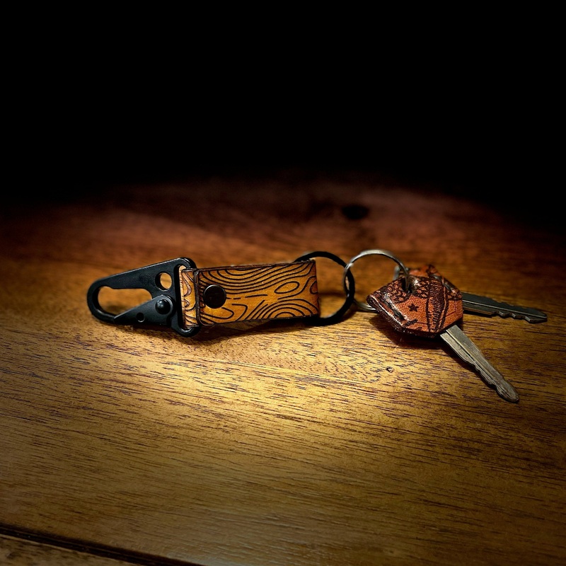 Tactilian Leather Clip Keychain Handmade