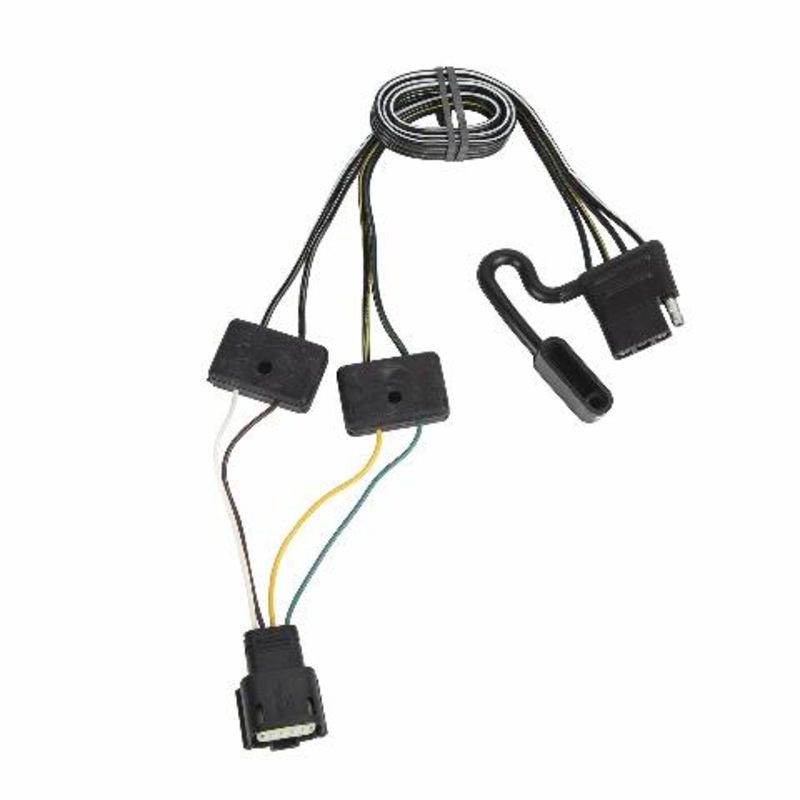 Tekonsha T-One T-Connector Harness, 4-Way Flat, Compatible with Select Cadillac XT4