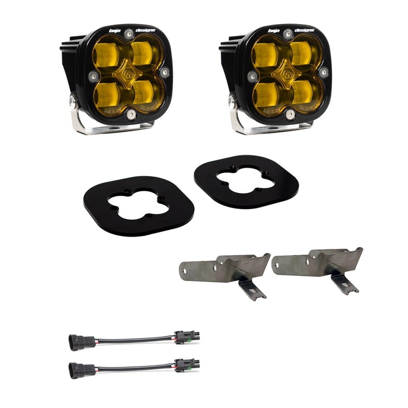 BAJA DESIGNS 2011-2016 Ford Super Duty F-250 / F-350 Squadron SAE Fog Pocket LED Light Kit