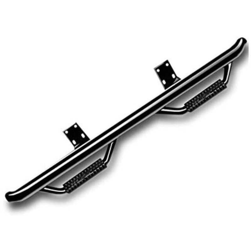 RealTruck Nerf Steps Compatible with Ford F-250/F-350 | Cab Length, Heavy Duty Steel, Gloss Back | F1785CC | Compatible with Ford F-250/F-350 Super Duty Crew Cab, SRW/DRW Gas/Diesel. 2017-2024