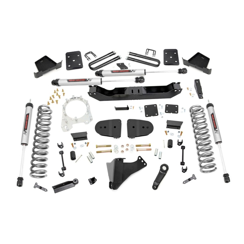 Rough Country 6 Inch Lift Kit Diesel No OVLD V2 Fits Ford F-350 4WD 2023