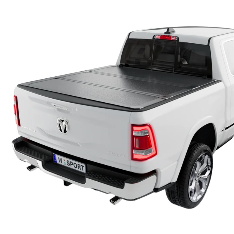 Tonneau Covers I WORKSPORT 2019-2025 Dodge RAM 1500 6’5″ Bed AL3 PRO Quick Latch Aluminum Trifold Hard Tonneau Cover