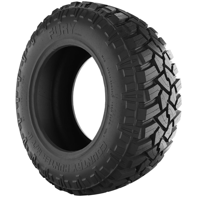 33×12.50R20LT/10 Fury Off-Road Country Hunter MTII Tires Set of 6