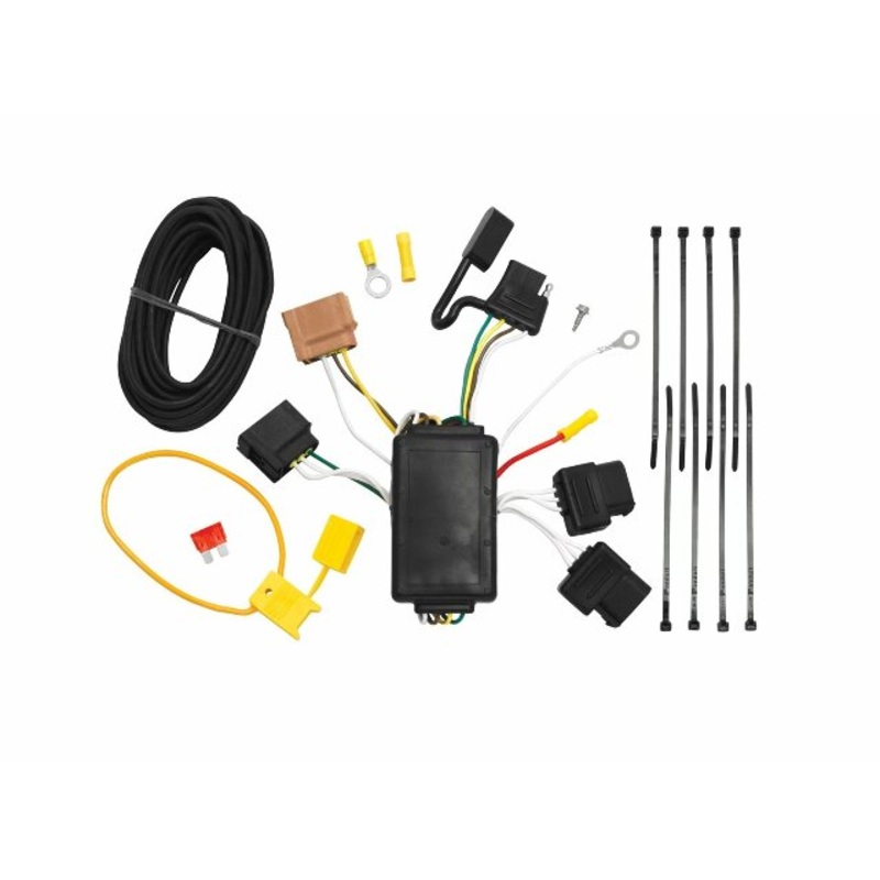 TEKONSHA 118422 T-One T-Connector Harness, 4-Way Flat, w/Circuit Protected ModuLite Module, Compatable with 2011-2013 Ford Fiesta, 2006-2012 Ford Fusion