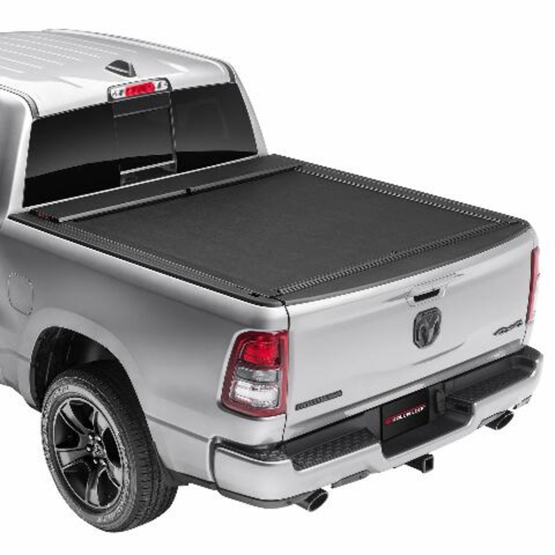 Roll-N-Lock LG449M Locking Retractable M-Series Truck Bed Tonneau Cover for 2009-2018 Dodge Ram 1500; 2010-2018 Ram 2500/3500 | Fits 8′ Bed (Excludes Models w/RamBox) , Black