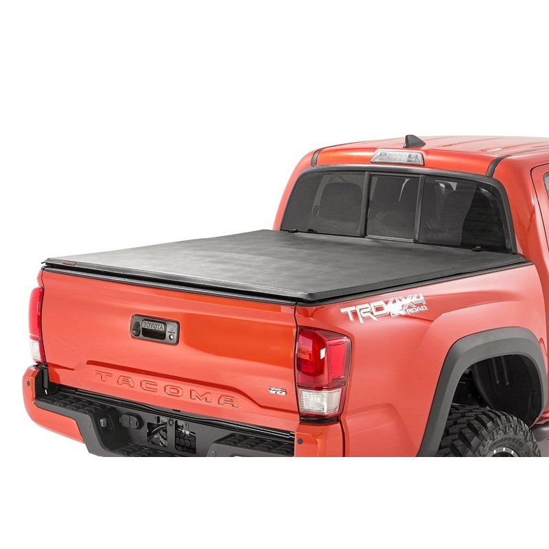 Soft Tri-Fold Bed Cover | 5′ Bed | Dbl Cab | Toyota Tacoma 2WD/4WD (16-23)