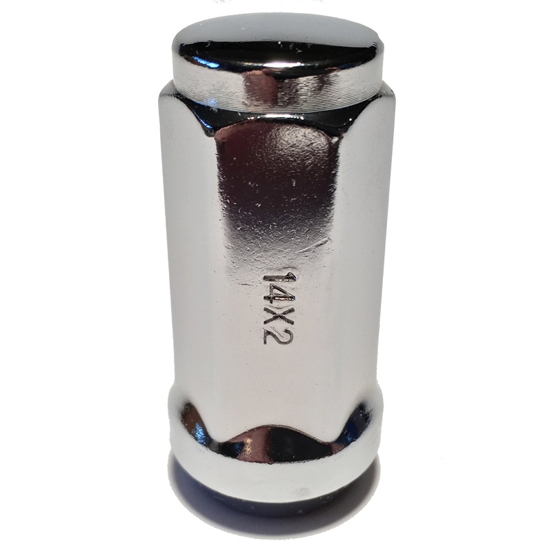 14×2 Lug Nut 1.9 Long Bulge Acorn with 3/4 Hex Ford Expedition F150