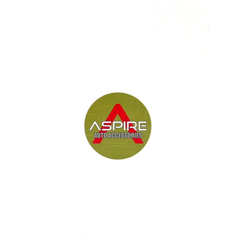 Aspire Auto Accessories Green Topography Sticker