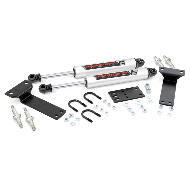 V2 Steering Stabilizer | Dual | 2-8 Inch Lift | Ford Excursion (00-05)/Super Duty (99-04)