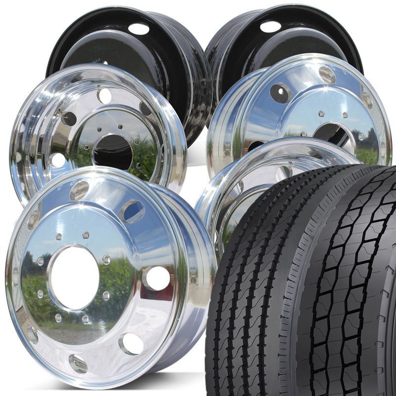 Hercules 19.5 Tire Combo (HRA/HDC) for Older Dodge 350 8 x 6.5″ DRW Trucks (1969-1993)