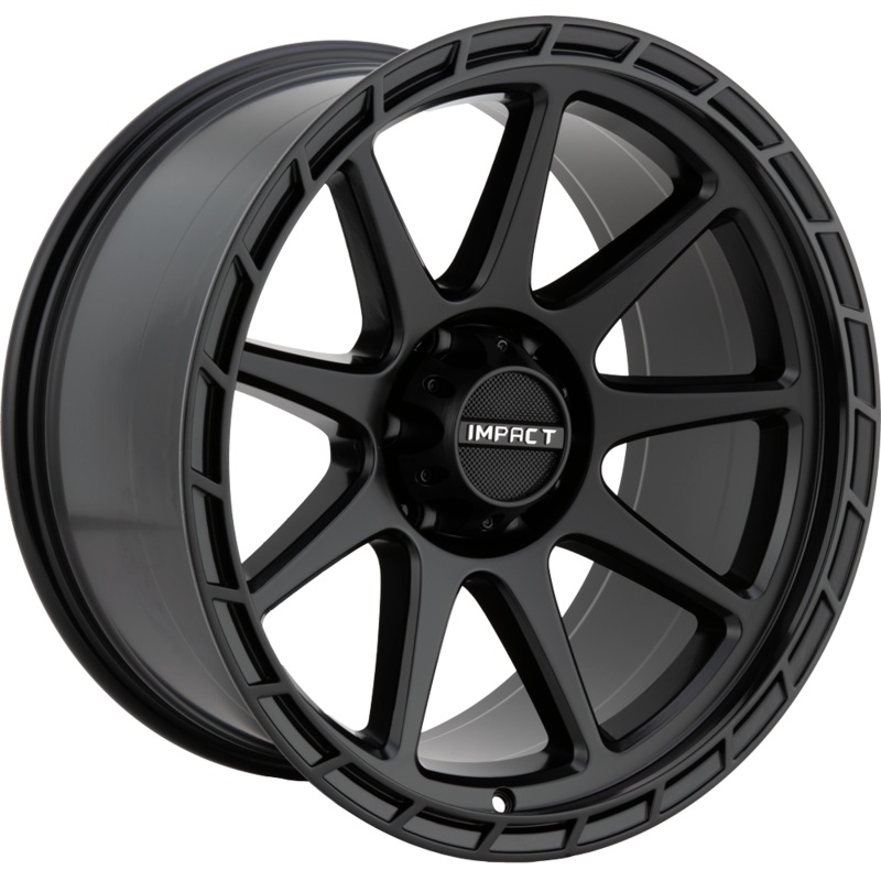 Impact Offroad 20X10 Offroad Wheel 6X135 PCD/-12mm Offset/ 87.1mm CB/ Satin Black Rims