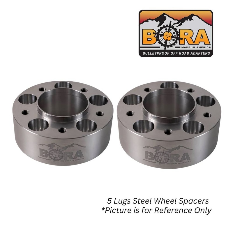 BORA 1983-2012 Ford Ranger Steel 1″ Wheel Spacers (Bolt Pattern 5×114.3 / Hub Bore 70.5) (Sold by Pair)
