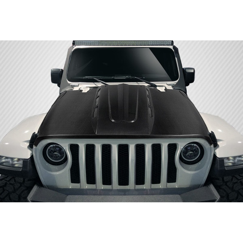 CARBON CREATIONS 2019-2023 Jeep Wrangler JL / Gladiator JT Energy Carbon Fiber Hood