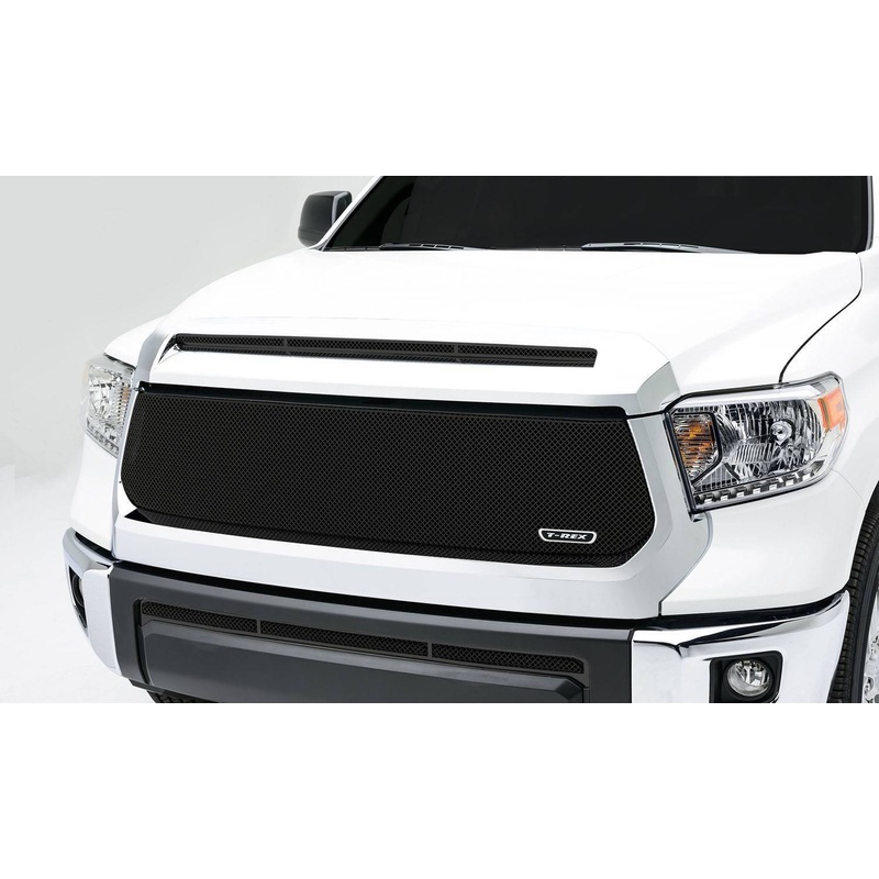 T-REX Grilles 46965 Black Mild Steel Small Mesh Grille Fits 2014-2017 Toyota Tundra