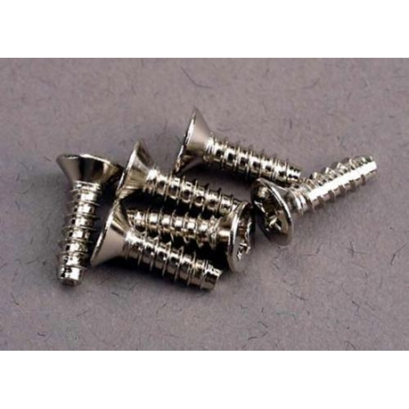 Traxxas Screws 3x10mm Countersunk Self-Tapping (6)