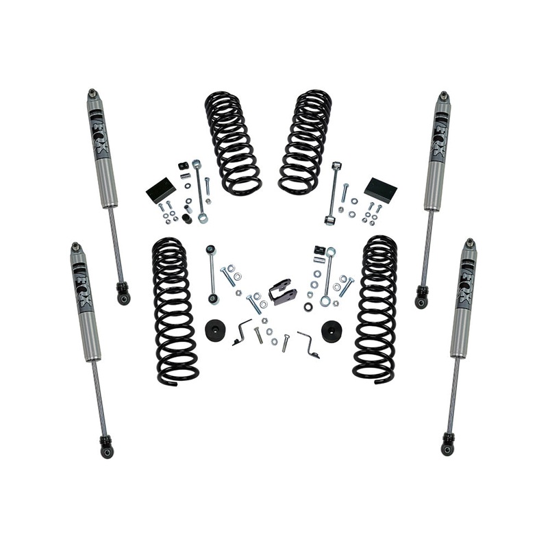 2.5″ Dual Rate Coil Lift Kit w/ Fox Shocks – 18-22 Wrangler JL – 2Dr K185F