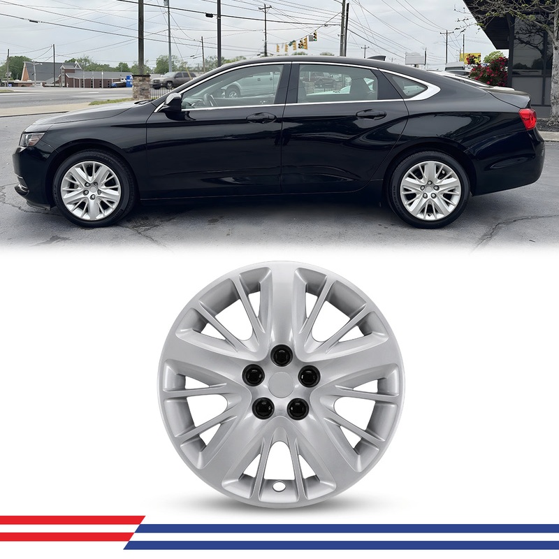 WINJET 18′ Hubcaps Wheel Rims Cover for 2014-2020 CHEVY IMPALA 1 Piece only – Lacquer