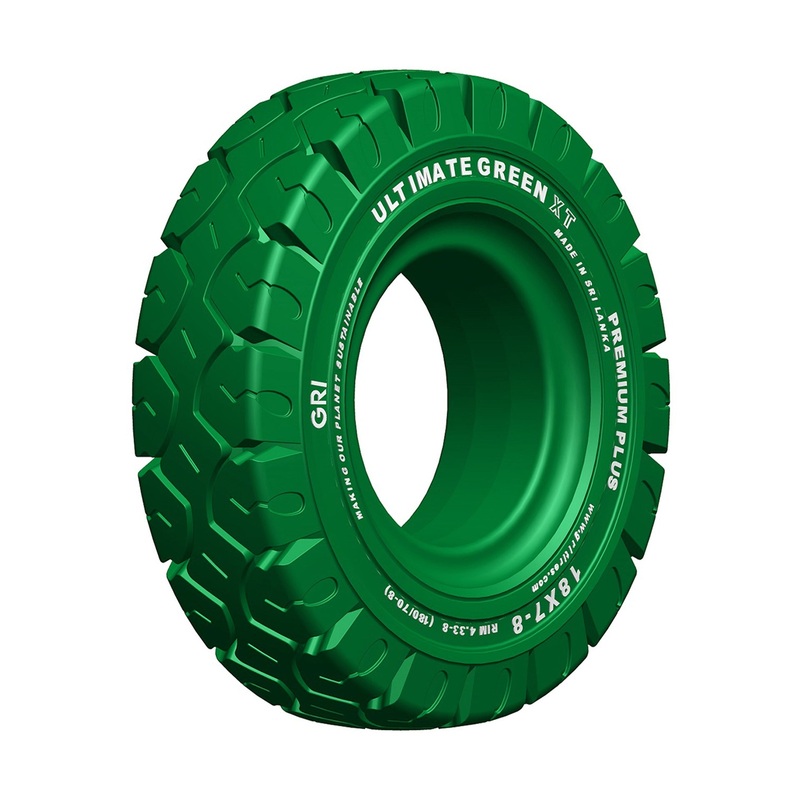 18x7x12 1/8 (457/178-308) GRI ULTIMATE GREEN XT Press On Band, Non-Marking, Smooth, Solid, Green