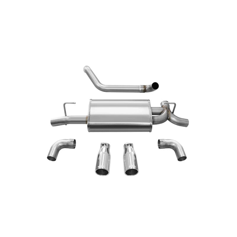 Corsa Performance – Sport, Touring / 2.5 in Axle-Back Rolled 4.0 in | 2018-23 Jeep Wrangler JLU/JL 3.6L, 2019-23 2.0T