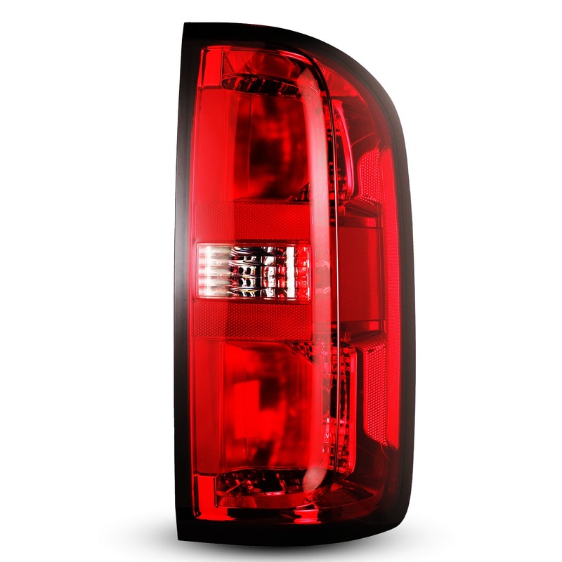 For 2015-2022 Chevy Colorado Tail Lights 1 Right Side Only – Chrome/Red