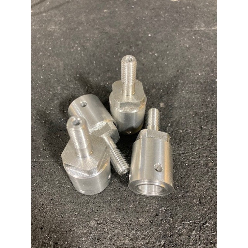 PART NEEDS MODIFIED–JBIRC Arrma 8s/Losi DBXLE2.0 to .75″ Square Wheel Hub Adapter GRP 1/5th Scale (4pc set)