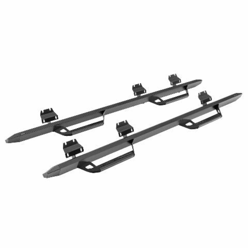 RealTruck Predator Pro Steps Compatible with Colorado/Canyon | Cab Length, Rust-Proof Aluminum, Textured Black | PRG1571CC-TX | Compatible with Chevrolet Colorado/GMC Canyon Crew Cab, SRW Gas/Diesel 2015-2022