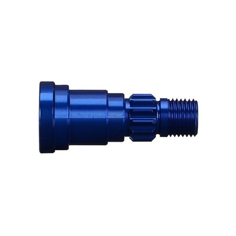 Traxxas stub axle alum blue