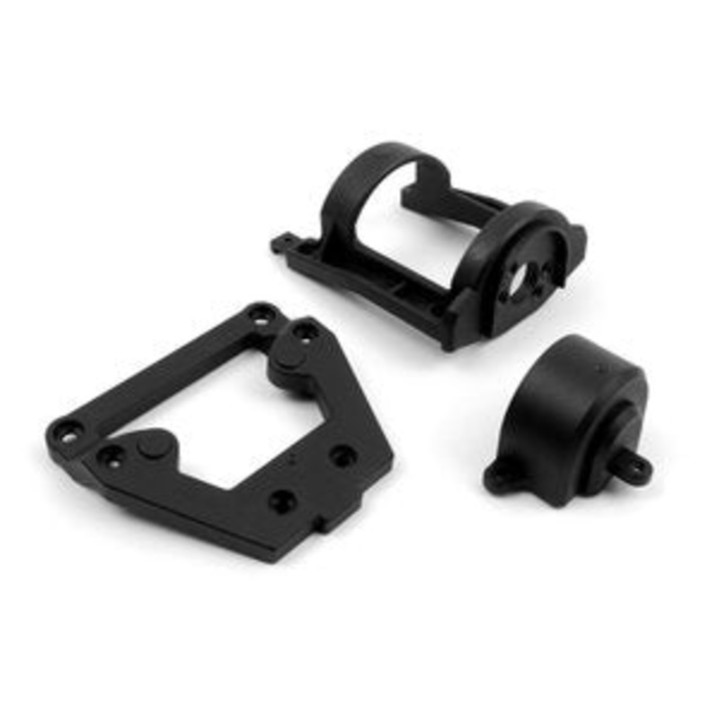 BlackZon Motor Mount/Front Steering Plate Set, Smyter