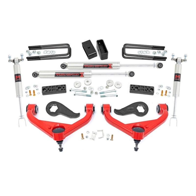 Rough Country 3 Inch Lift Kit UCAs M1 Fits Chevrolet/GMC 3500 2/4WD 2020-2024