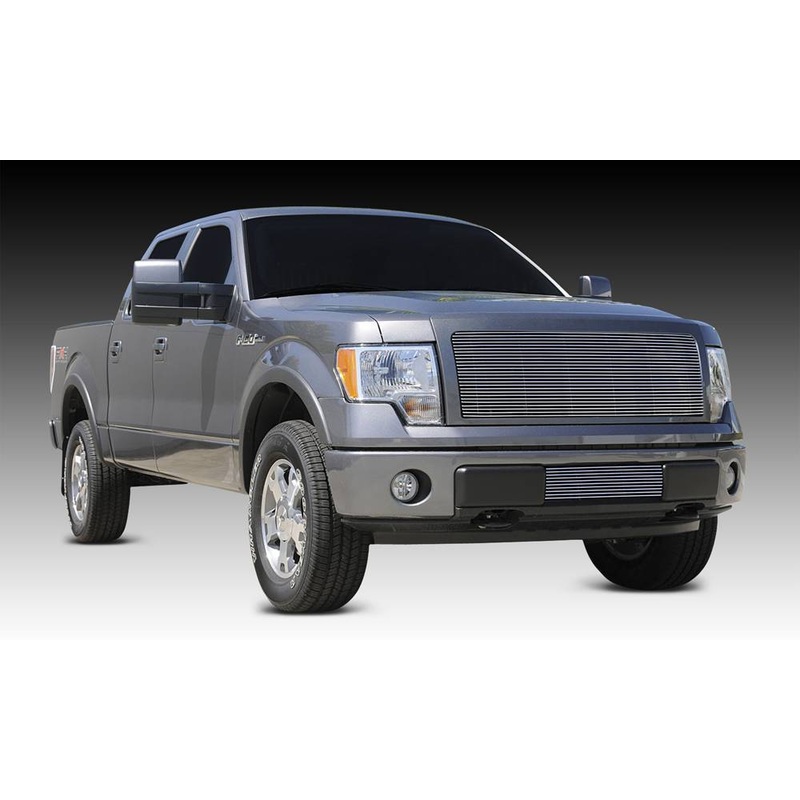 T-REX Grilles 20568 Polished Aluminum Horizontal Grille Fits 2009-2012 Ford F-150