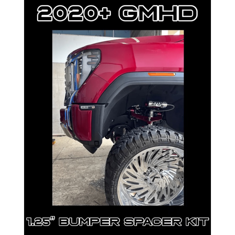 2020-2024 GMC/Chevrolet 2500/3500 1.25″ BUMPER SPACER KIT