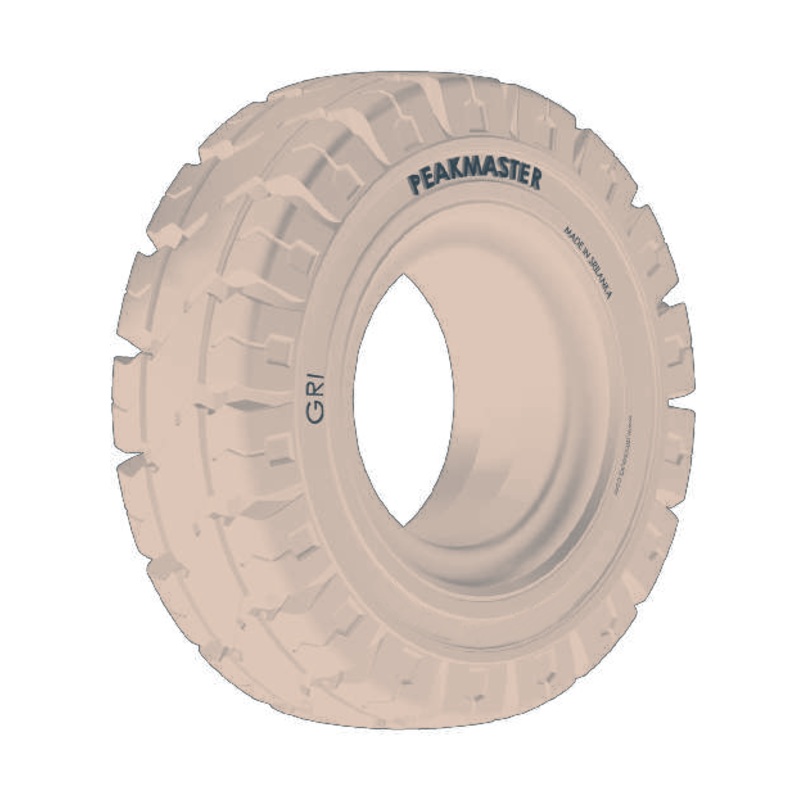6.00-9 4″ GRI PEAKMASTER, Non-Marking, Solid, White