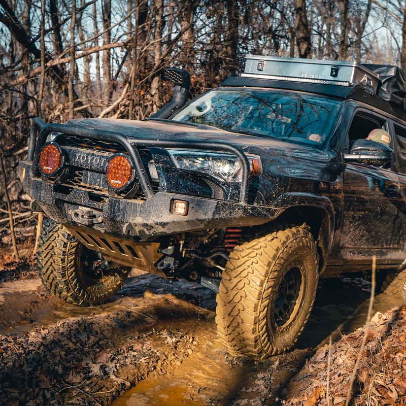Backwoods Adventure Mods Hi-Lite Overland Front Bumper with Bull Bar for 4Runner (2010-2024)
