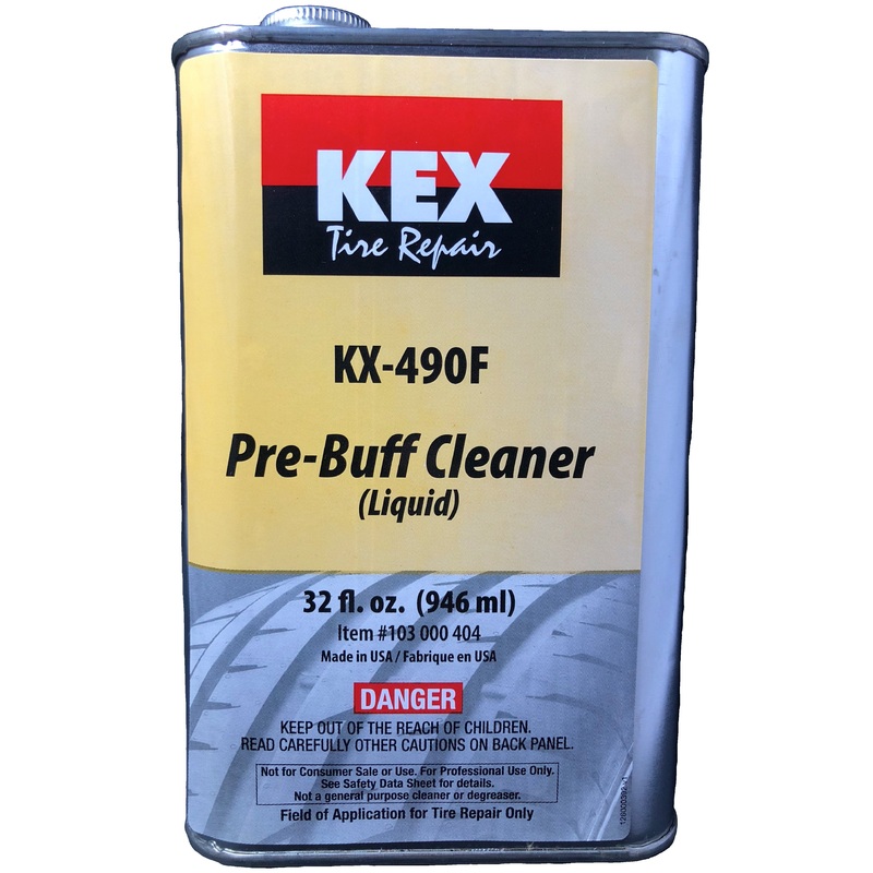 Kex Liquid Pre Buff Tire Repair Cleaner 32 oz Buffing Solution can