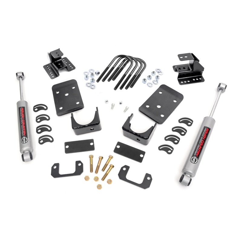 Lowering Kit | Str Drop | 2″FR | 4″RR | Chevy/GMC 1500 (07-15)