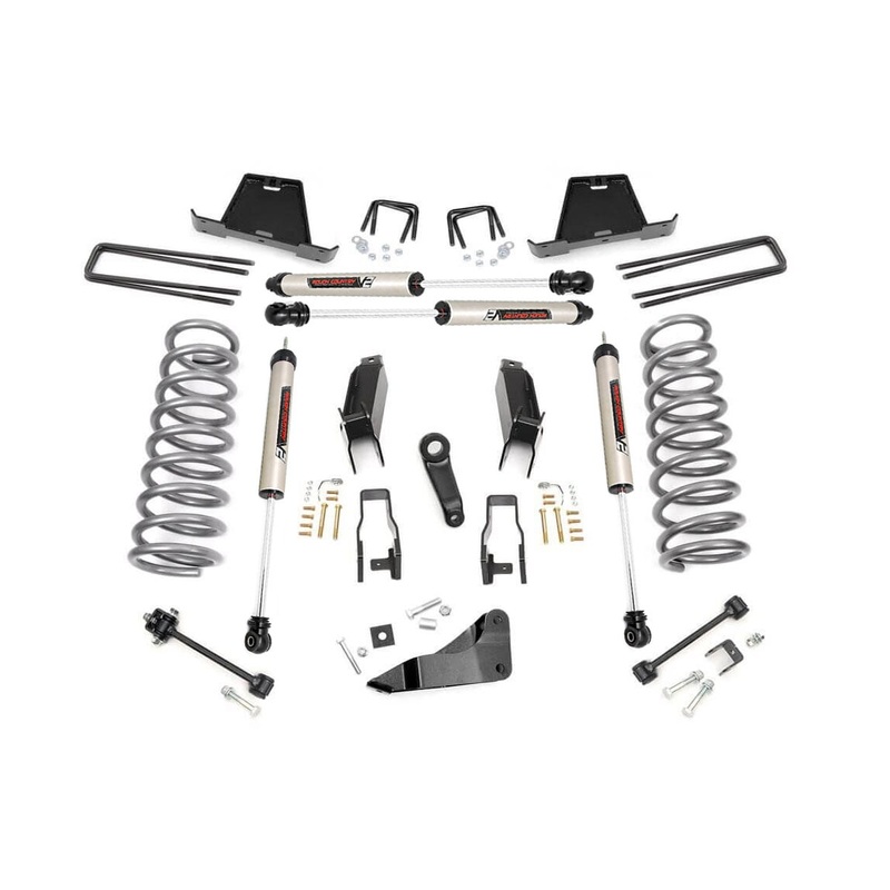 Rough Country 5 Inch Lift Kit Gas V2 Fits Dodge Ram 3500 4WD 2003-2007